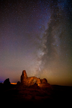 Milky Way over Arches National Park